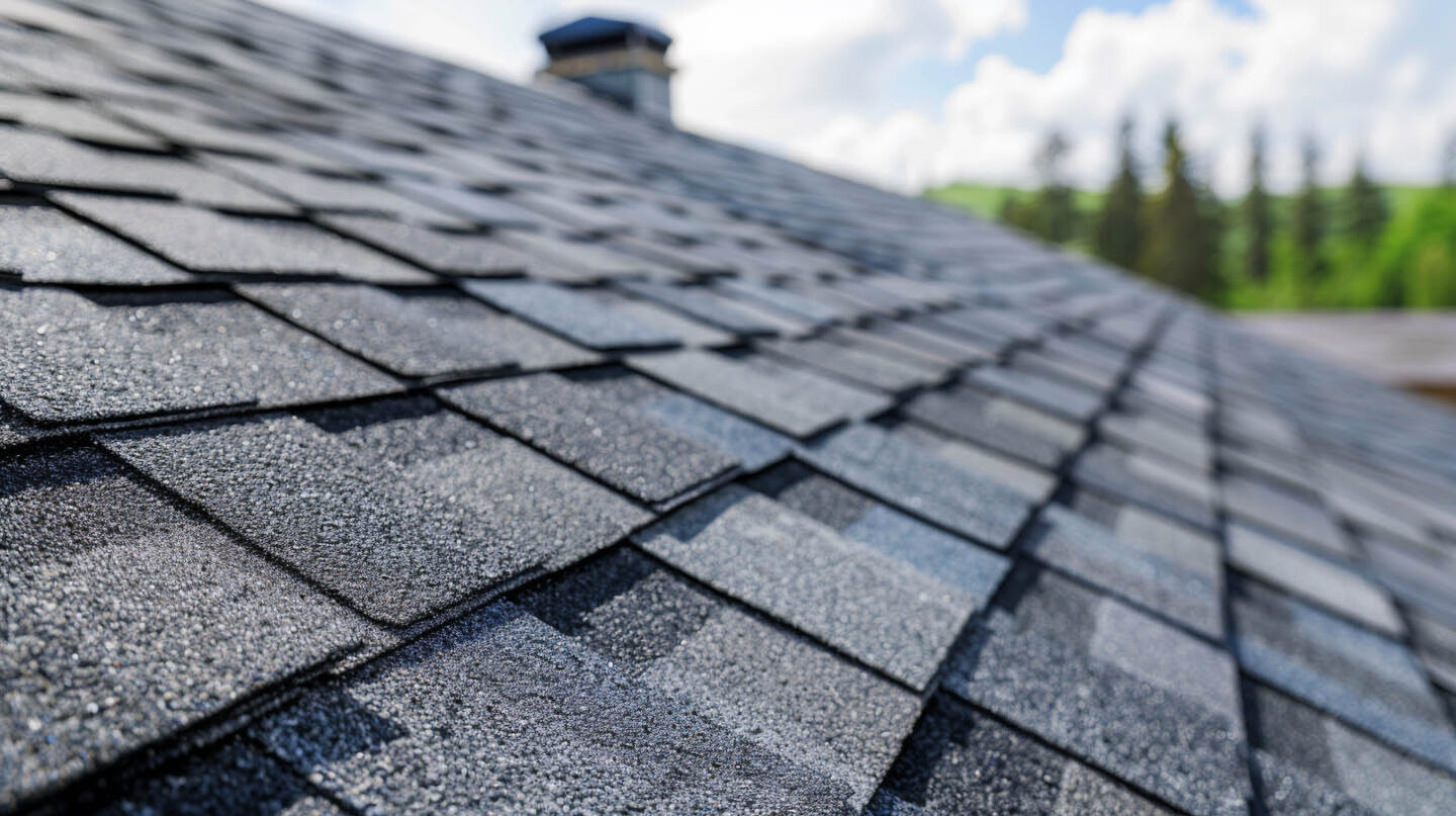Impact-resistant shingle roof